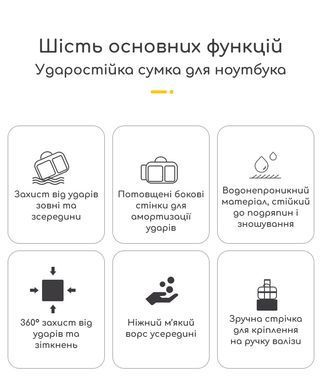 Противоударная сумка для MacBook Pro 14.2" - Серый