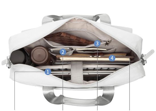 Містка сумка для ноутбука 13.3-14" дюймів - Чорний