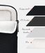 Противоударный чехол с ручкой для MacBook Air/Pro 13.3-13.6" - Серый