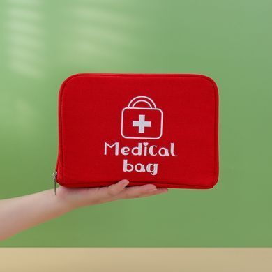 Портативна медична аптечка для подорожей та дому - Червоний