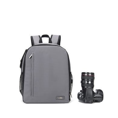 Рюкзак Cwatcun для фотоапарата Canon Nikon Sony (фоторюкзак) - Сірий