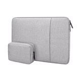 Чохол для MacBook Air/Pro 13.3-13.6" (M1/M2) + чохол для зарядки - Світло-сірий