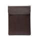 Чохол-конверт з ЕКО-шкіри для MacBook Air/Pro M1/M2 13.3-13.6" 2013-2023  - Темно-коричневий