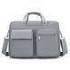Сумка для Macbook Air 15.3"/ Pro 15.4"/16"/16.2" с плечевым ремнем и усиленной защитой - Серый