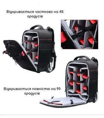Чемодан на колесах для камеры и объективов 29&times;16&times;43 см