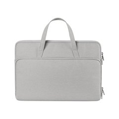 Жіноча сумка для ноутбука з діагональю 15.6" дюймів - Світло-сірий