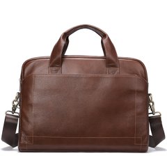 Шкіряна сумка для ноутбука 15-16 дюймів - Світло-коричневий (5006)