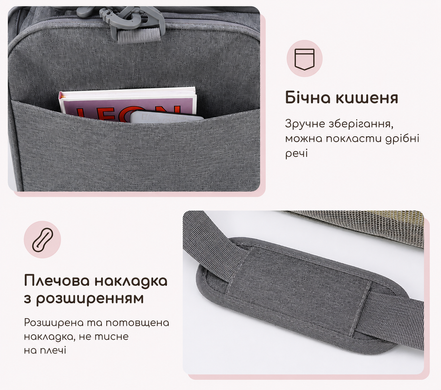 Сумка-переноска для котів і собак з вентиляційною сіткою - Чорний S