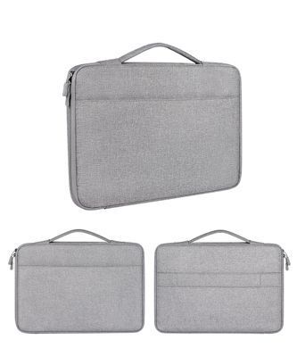 Противоударный чехол с ручкой для MacBook Air/Pro 13.3-13.6" - Серый