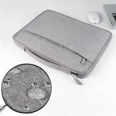 Противоударный чехол с ручкой для MacBook Air/Pro 13.3-13.6" - Серый