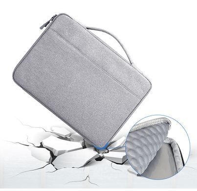 Противоударный чехол с ручкой для MacBook Air/Pro 13.3-13.6" - Серый