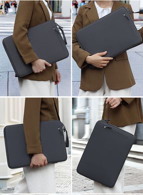 Чехол с ручкой для MacBook Pro 15.4"/16"/16.2" - Темно-серый