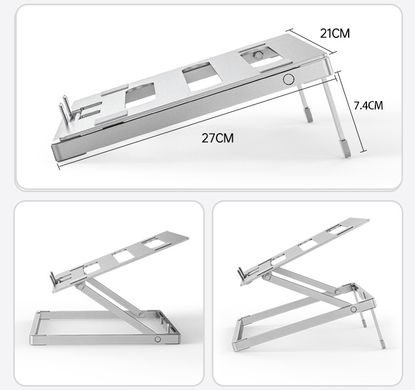 Алюмінієва підставка для ноутбука чи планшету від 9 до 16 дюймів
