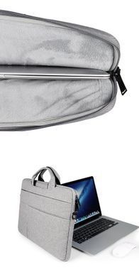 Сумка-чехол для MacBook Air/Pro 13.3-13.6" - Темно-серый