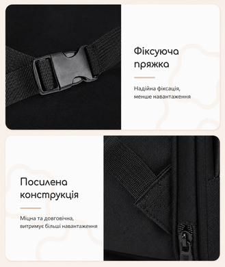 Переноска-рюкзак для кота або собаки дорожня складана до 7.5 кг - Сірий
