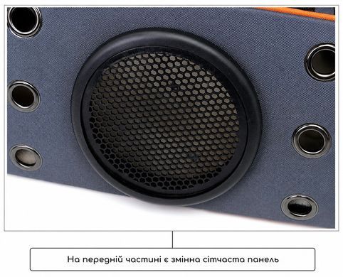 Сумка-переноска для кошек и собак с иллюминатором - Серо-оранжевый M