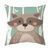 Декоративная наволочка &ldquo;Raccoon Forest&rdquo; 45&times;45 см