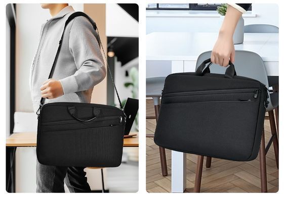 Вместительная сумка для MacBook Pro 15.4"/16"/16.2" Air 15.3" дюймов - Черный