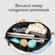 Большая сумка для коляски с карманами и плечевым ремнем - Черный