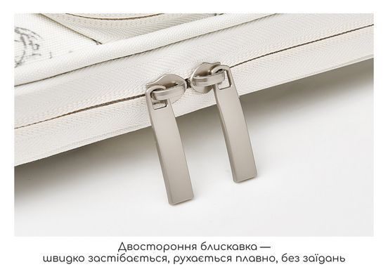 Сумка для MacBook Air/Pro 13.3-14.2" дюйма з ручками та розкриттям 180&deg; - Білий