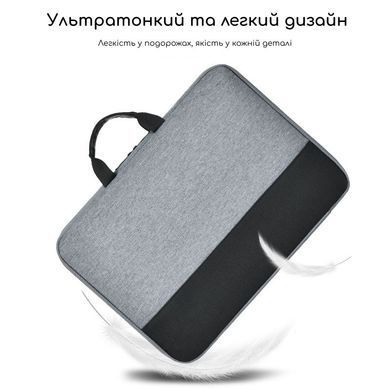 Сумка-чохол для MacBook Air/Pro/Neo 13&ndash;14&Prime; водовідштовхувальна - Чорний