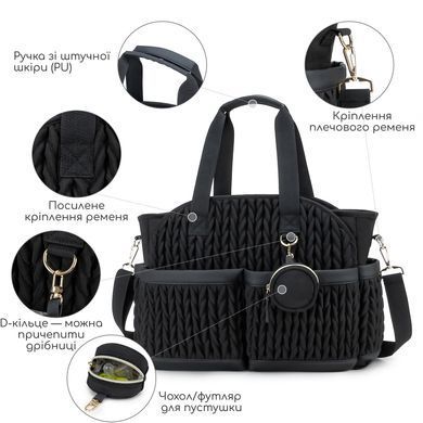 Сумка для мам Aboutbaby с органайзером - Черный