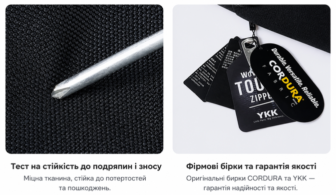 Водонепроникна сумка-месенджер через плече для ноутбука до 14" чоловіча - Чорна