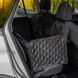 Автогамак для собак у машину водостійкий 210&times;145 см Oxford 600D - Чорний з оранжевою вставкою