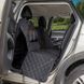 Автогамак для собак у машину водостійкий 210&times;145 см Oxford 600D - Чорний з оранжевою вставкою