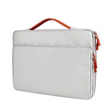 Місткий чохол з ручкою для MacBook Air/Pro 13.3-13.6" - Світло-сірий