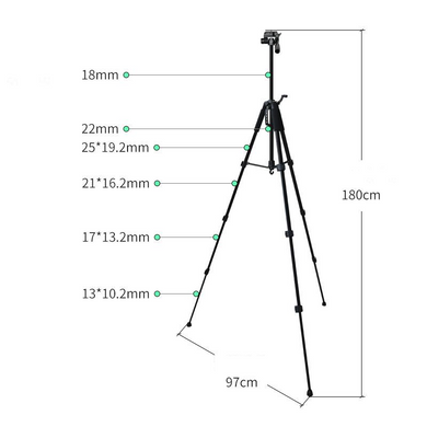 Универсальный штатив T180 для видеокамер, фотоаппаратов и смартфонов