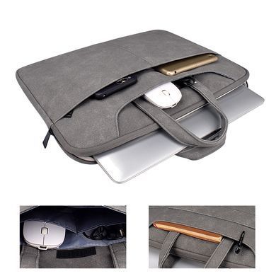 Сумка-чехол из ЭКО-замши для MacBook Air/Pro 13.3-13.6"