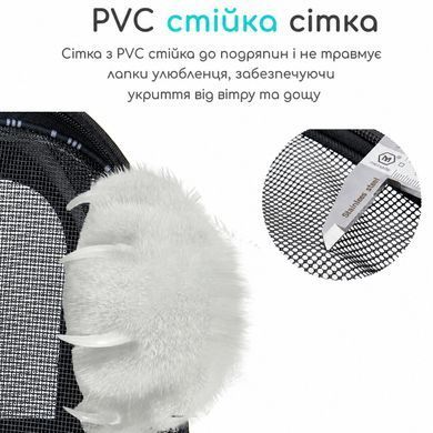 Сумка-переноска для котів і собак Ossoce до 10 кг з вентиляцією