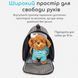 Сумка-переноска для котів і собак Ossoce до 10 кг з вентиляцією