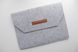 Чохол-конверт для MacBook Air 2012-2017 13.3" дюймів з фетру - Світло-сірий