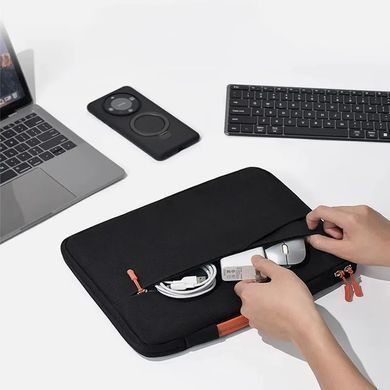 Сумка-чехол для Macbook Air 15.3"/ Pro 15.4''/16''/16.2 дюйма с карманом для аксессуаров - Черный