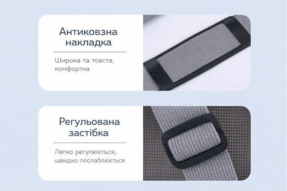 Сумка-переноска для котів і собак до 12 кг - Сірий
